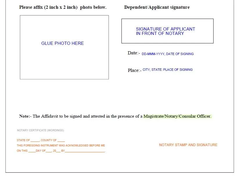 How to fill out Affidavit for Change of Appearance & Signature How to fill out Sample